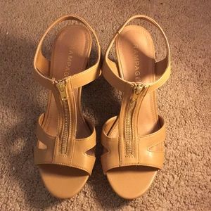 Rampage Tan Heels